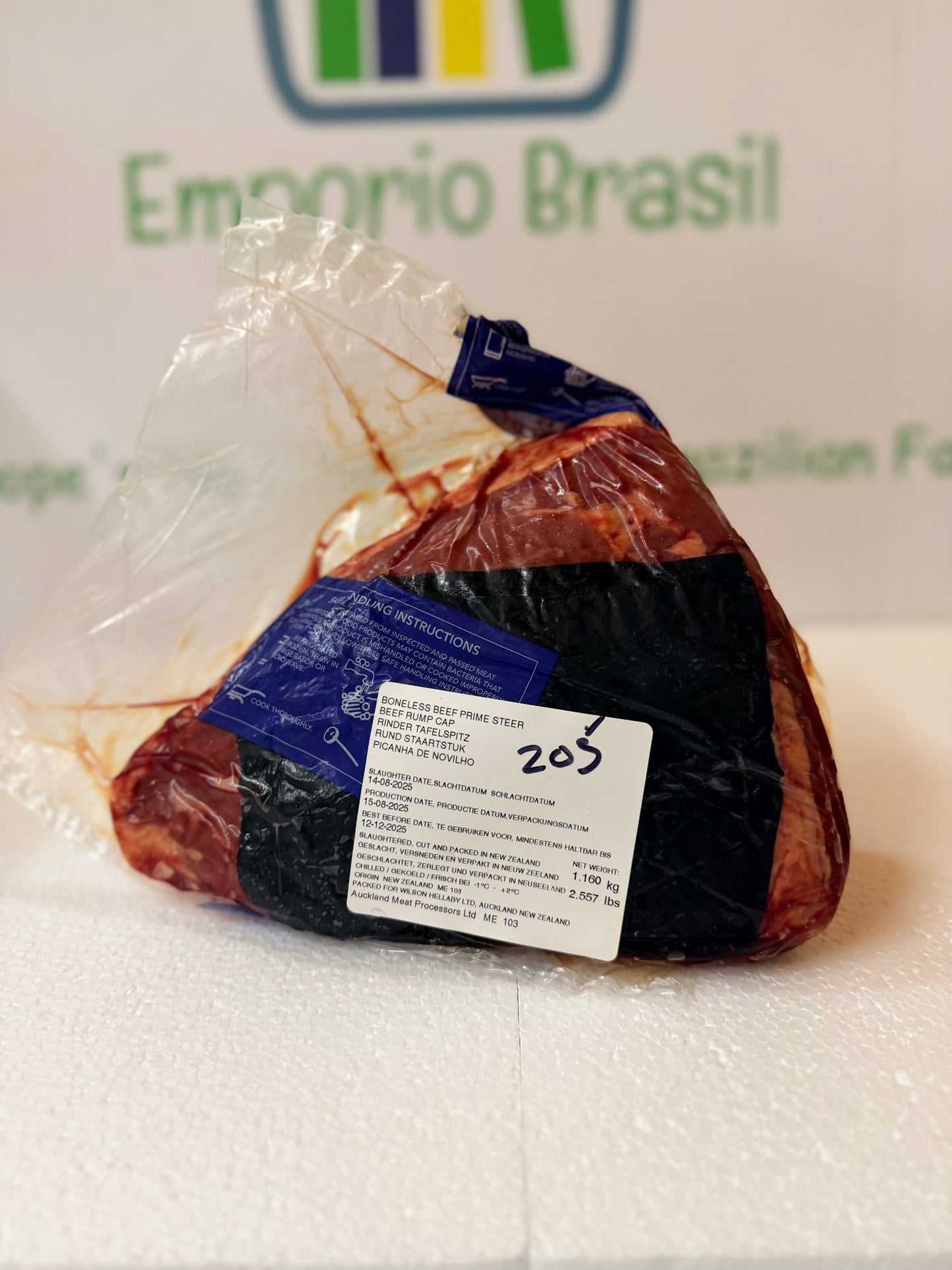 Hellaby Prime Steer Rump Cap Actual Piece 205 1.176 KG £19.97 /KG