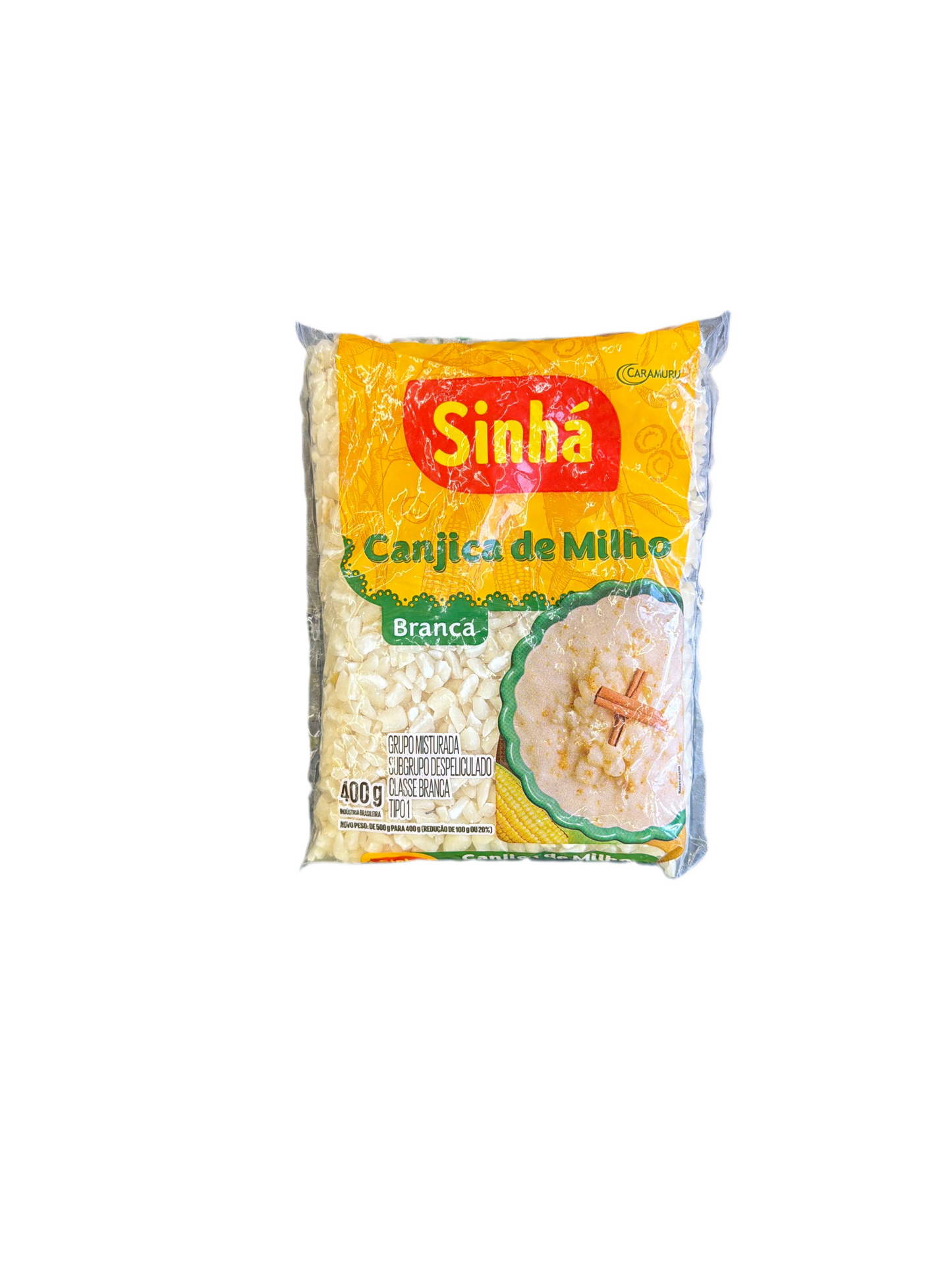 Canjica de Milho Branca Sinha 400g
