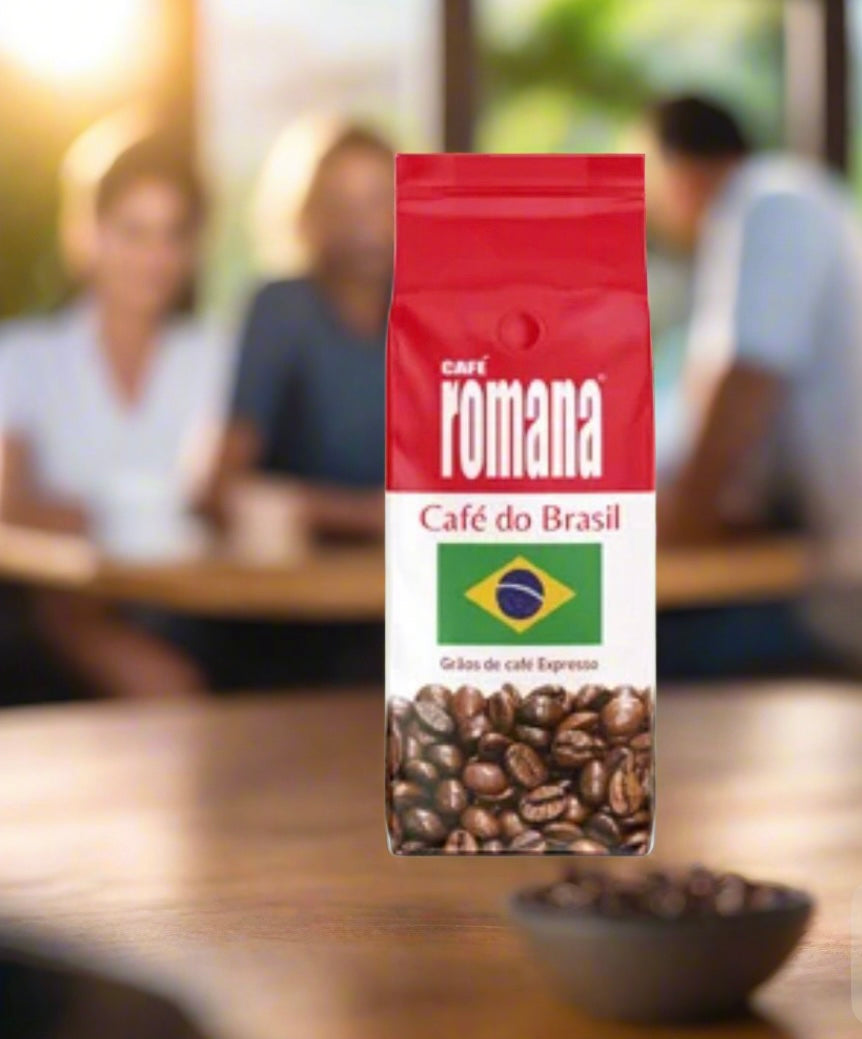Wholesale Brazilian Romana Coffee 1kg Beans  6 x 1kg (inc 100 Free cups and lids)