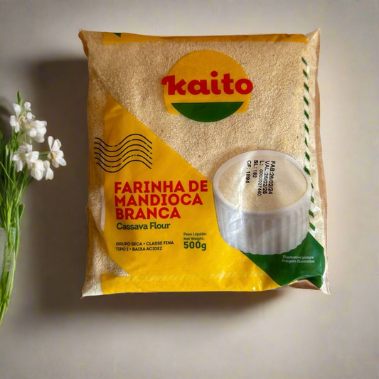 Farinha de Mandioca Branca  500g - Kaito