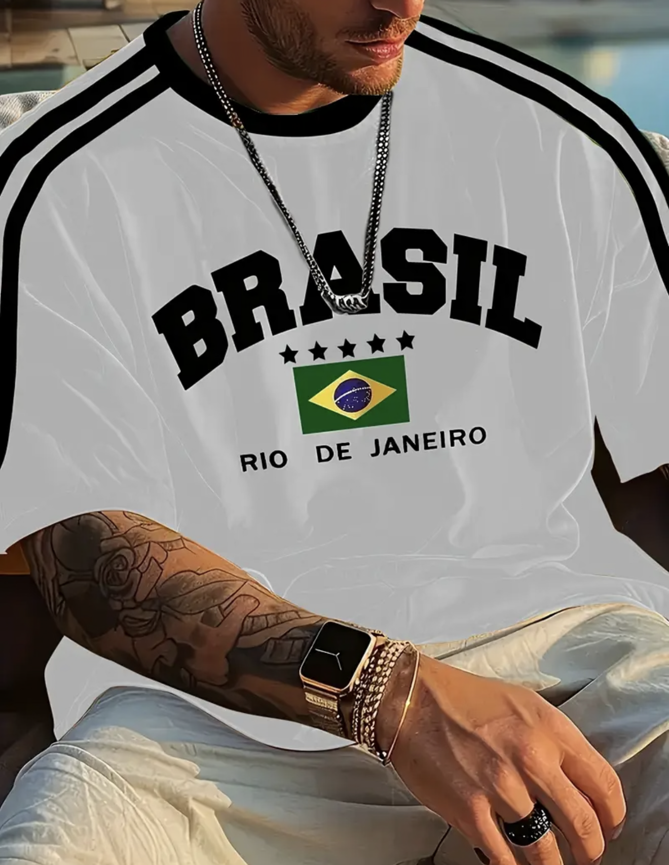 Brazil T Shirt White