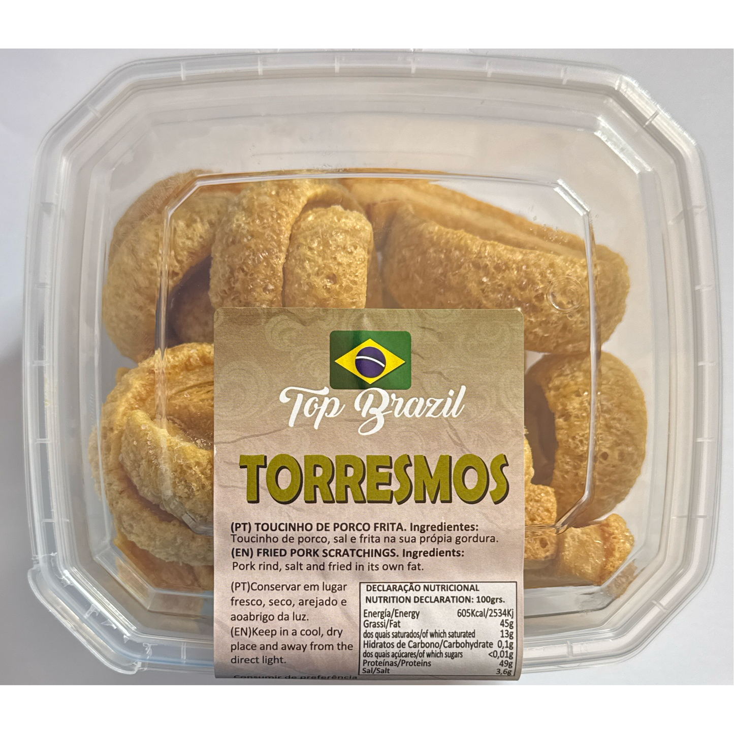 Pork Scratchings Torresmos Premium - Top Brazil 160g