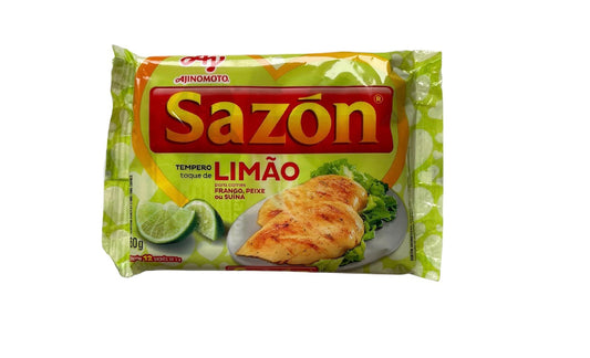 Sazon Limão Para Carnes Suina, Bovina ou Aves- 60g