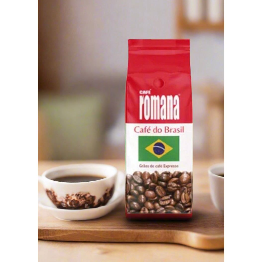 Brazilian Romana Coffee 1kg Beans (25 Free cups and lids)