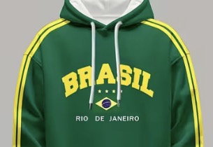 Brazilian Hoodie Green