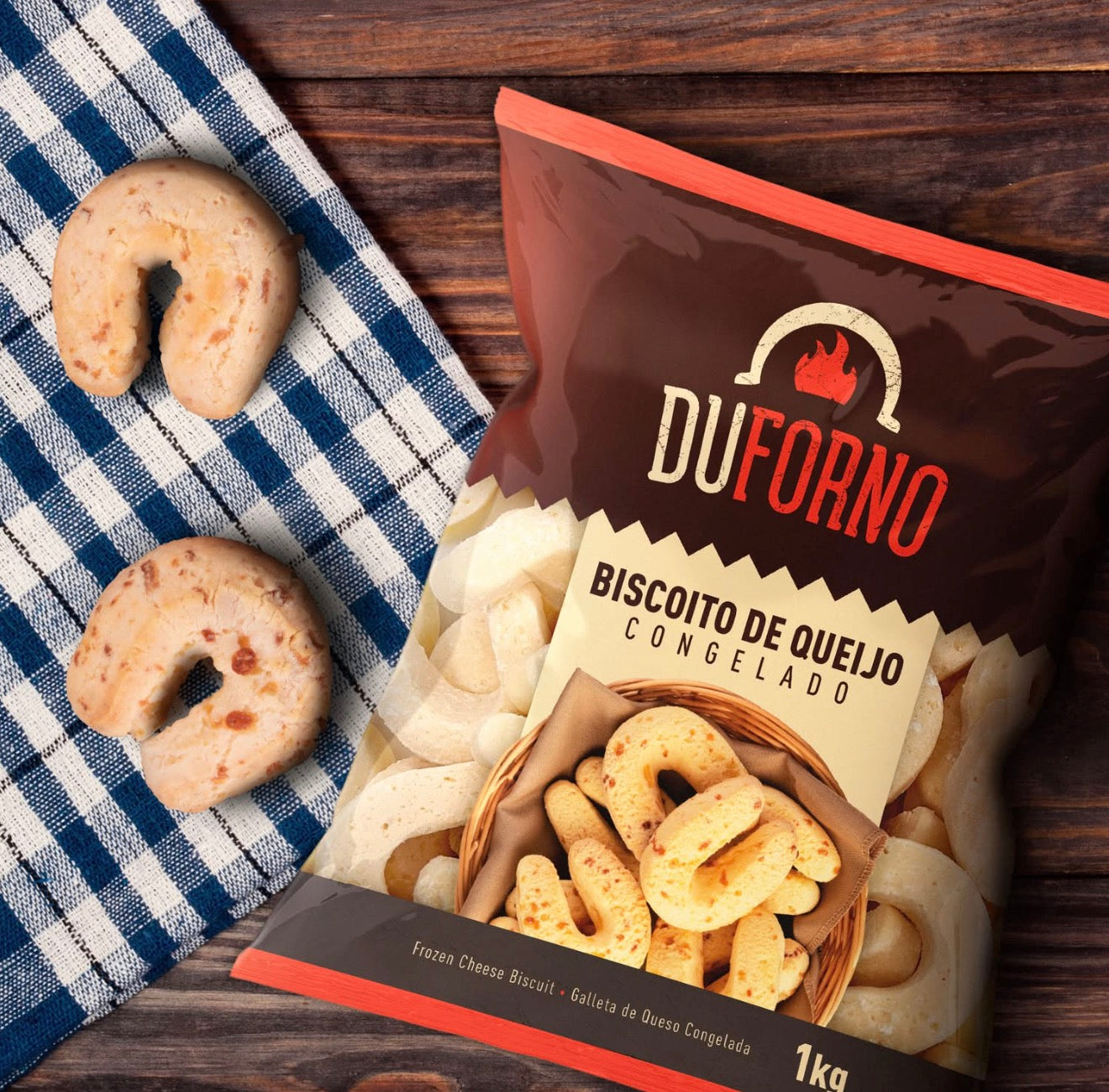 Biscoito Ferradura Pao De Queijo Duforno - 1kg