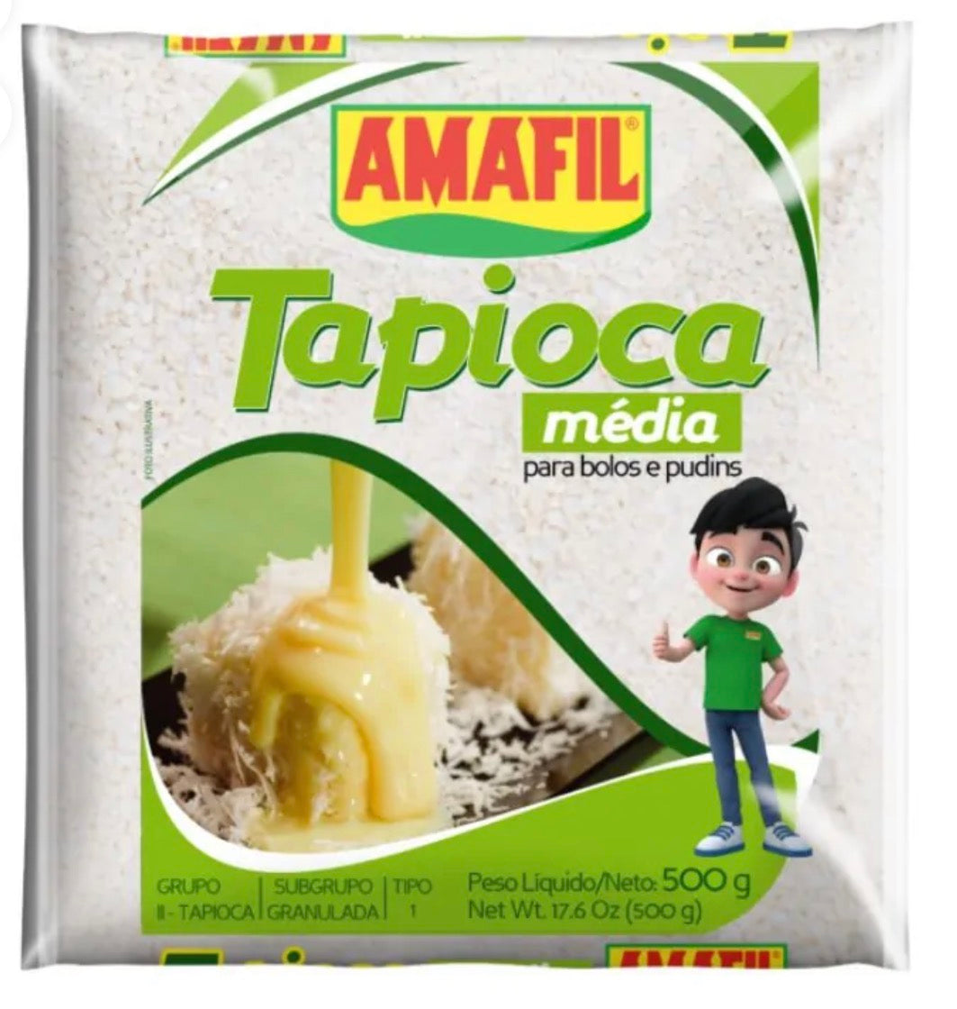 Tapioca Granulada Media Amafil 500g