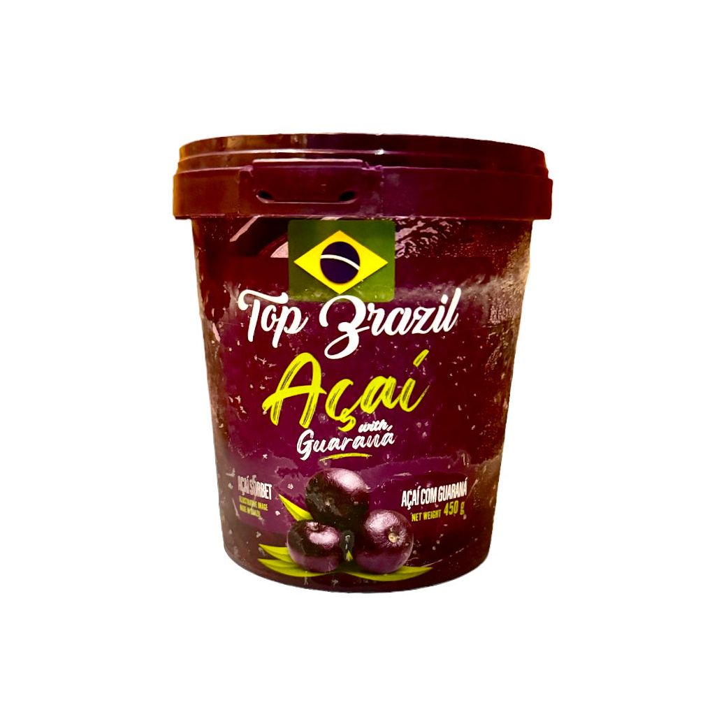 Acai Sorbet with Guarana 900g. (In Cold Box) Top Brazil