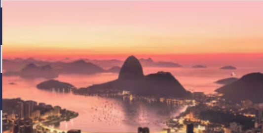 Brazilian Canvas Print Rio Night