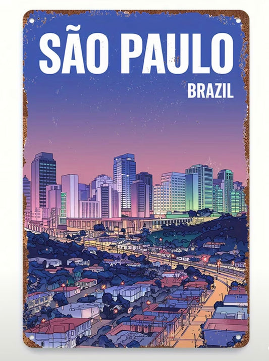 Brazilian Plaque - São Paulo City!