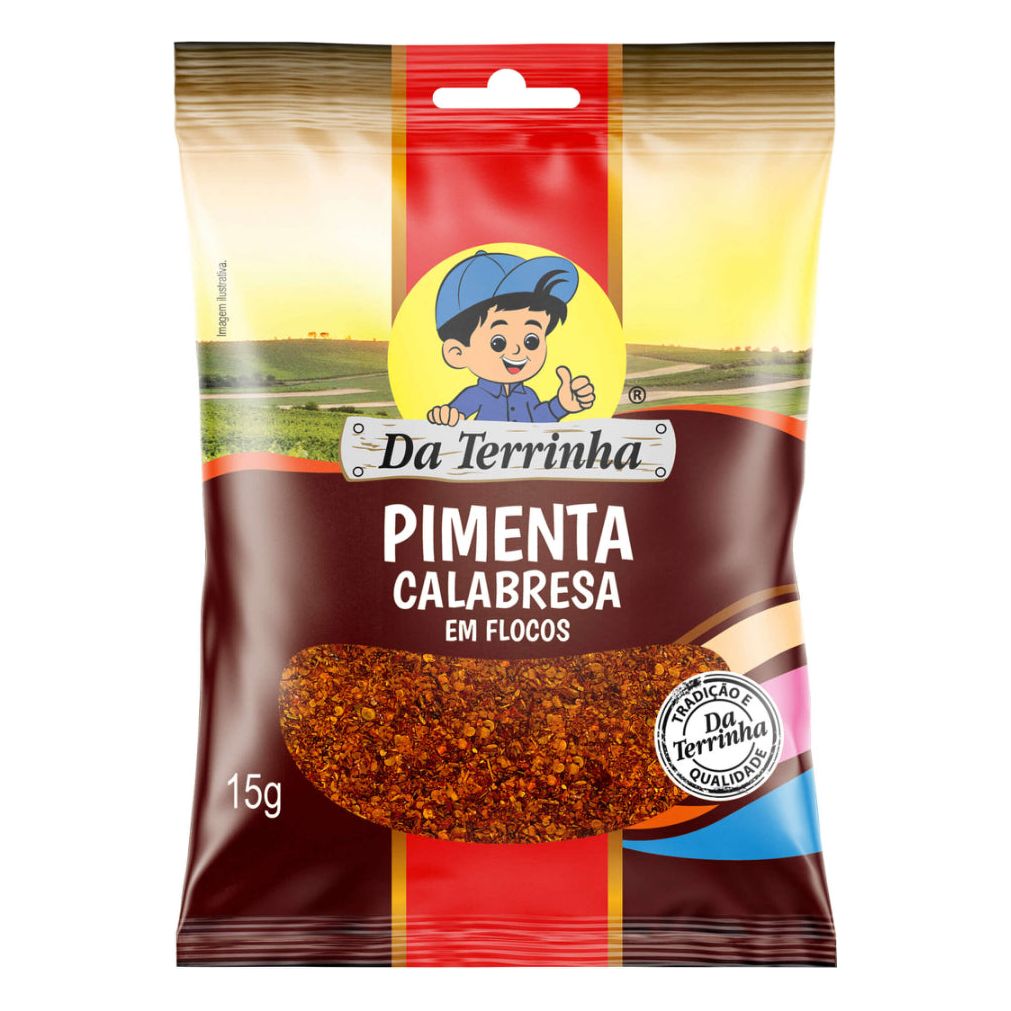 Pimenta Calabresa Da Terrinha Em Flocos 15g