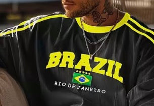 Brazil T Shirt Black