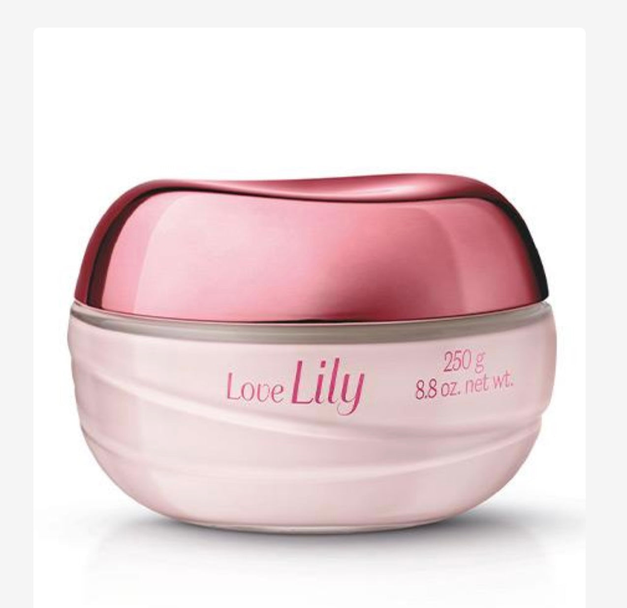 Love  Lily creme acetinado hidratante corporal O Boticário 250ml