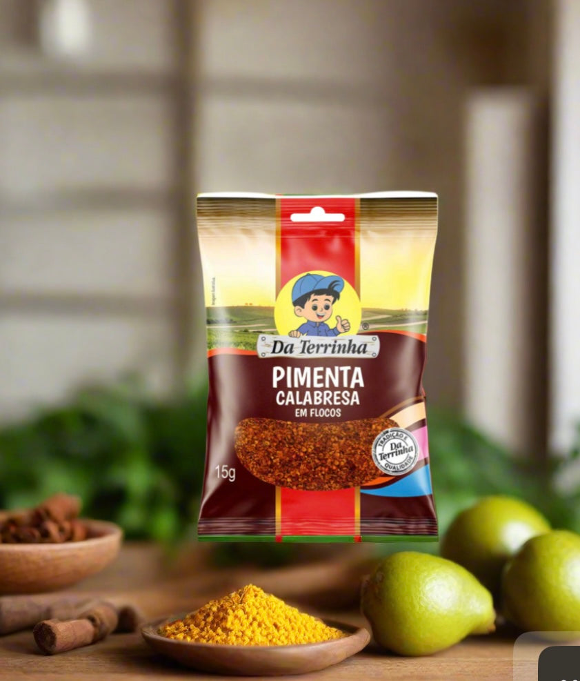 Pimenta Calabresa Da Terrinha Em Flocos 15g