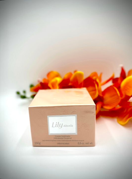 Hidratante Lily acetinado Lumiere O Boticário 250g