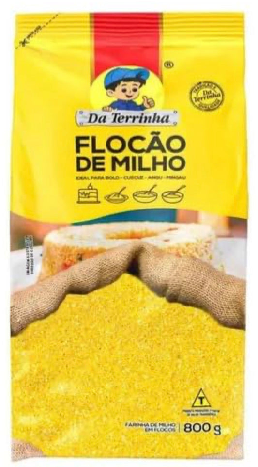 Flocao De Milho 800g Da Terrinha