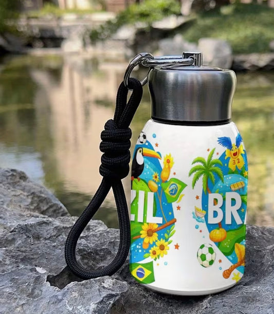 Cute Personal Brazil Thermal Coffee Flask / Mug