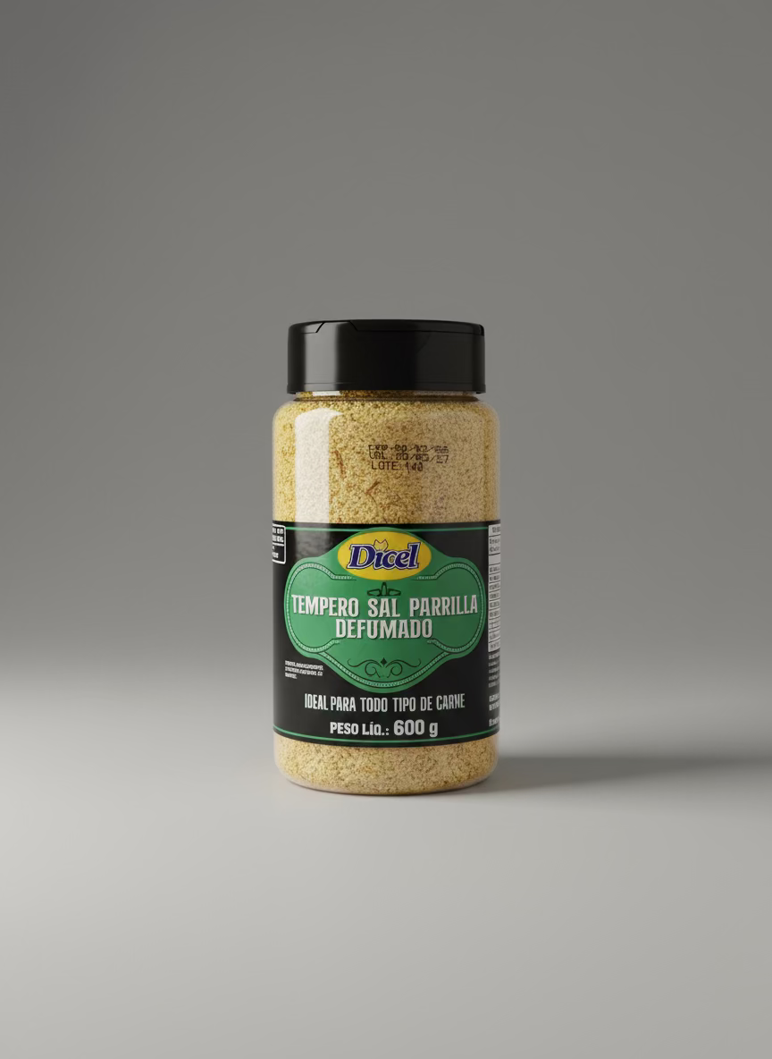 Tempero Sal Parrilla Defumada 600g Dicel