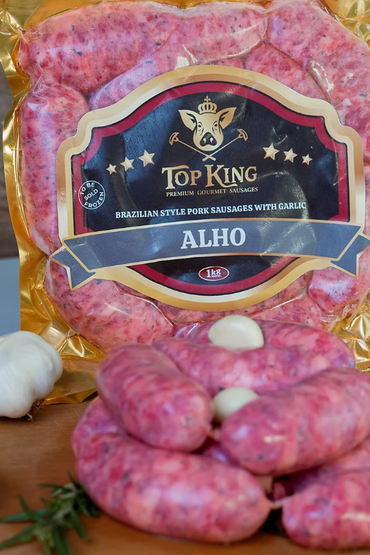 Linguicia Alho Suina Sausage Top King 1KG
