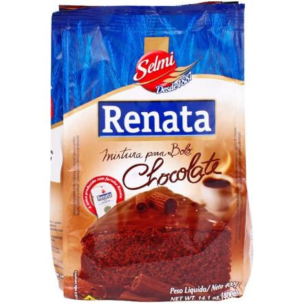 Mistura p/Bolo Chocolate  cake mix 400gr - Renata
