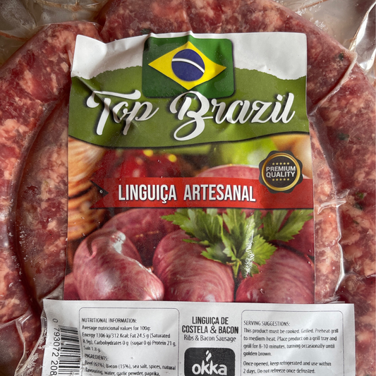 Linguicia Costela e Bacon Sausage Top Brazil